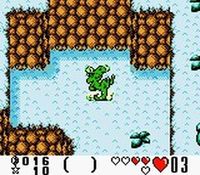 une photo d'Ã©cran de Croc 2 sur Nintendo Game Boy Color